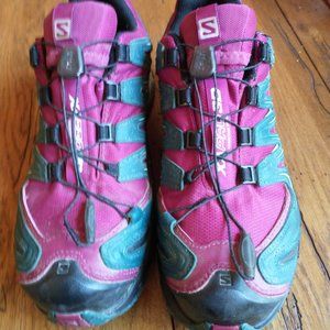Salomon XA PRO 3D CS WP Trail Running Shoes - Mystic Purple/Cobalt Blue/Black